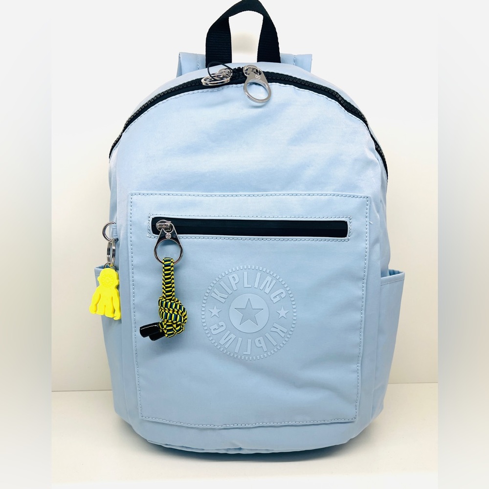 Kipling DESTRY Backpack with Adjustable Padded Straps K-Sport Bayside Blue NEW